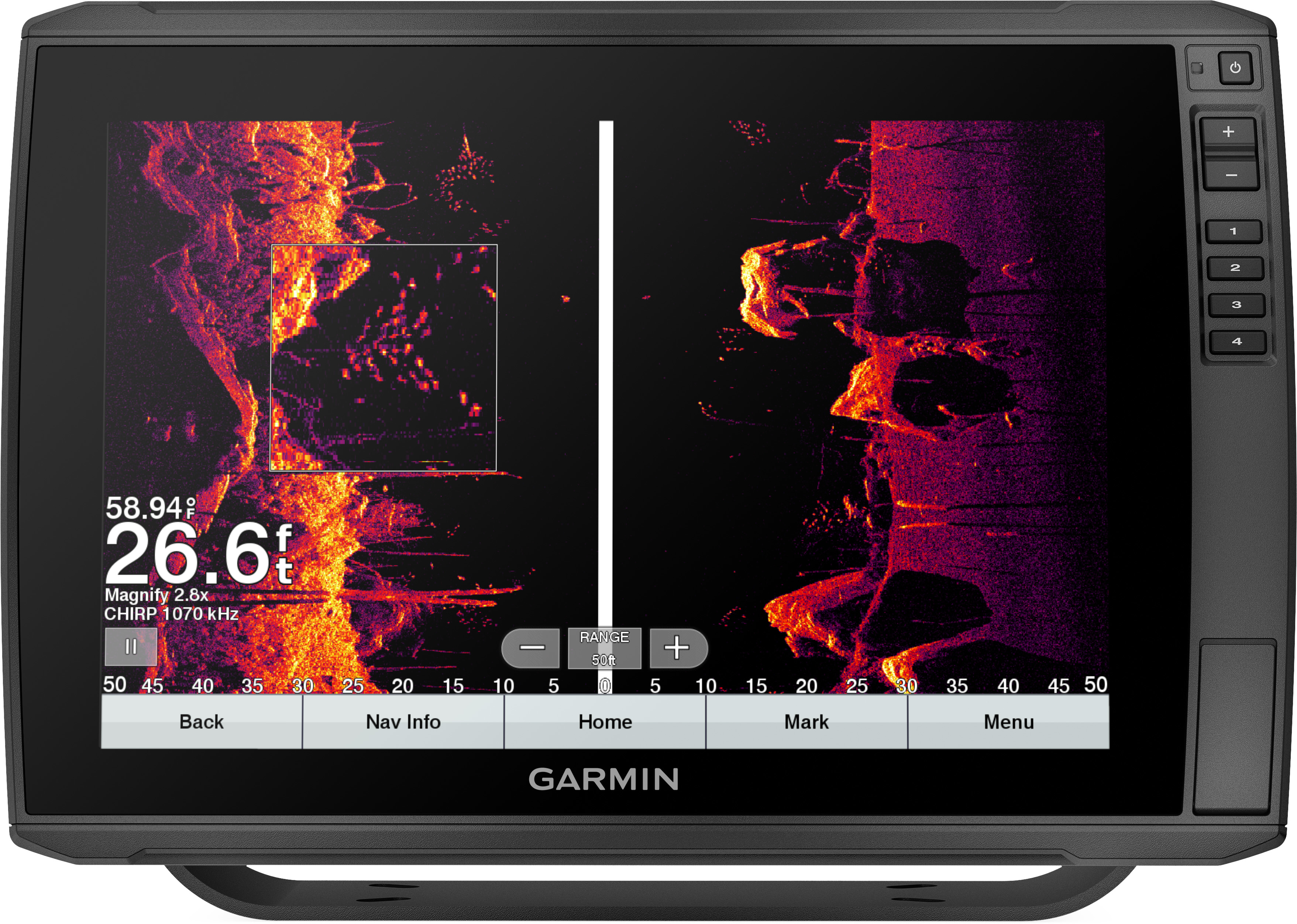Garmin ECHOMAP Ultra 126sv Fish Finder/Chartplotter Combo with GT54